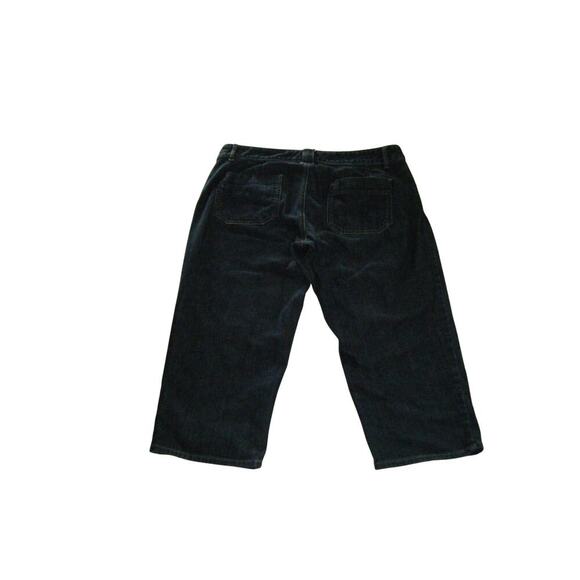 Eddie Bauer Curvy Capri Size P 10 Dark Washed Women's Capris - Picture 2 of 5